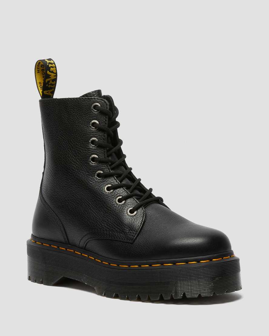 Dr. Martens Jadon Pisa Deri Kadın Kalın Tabanlı Botlar - Bot Siyah |AHEKX8694|